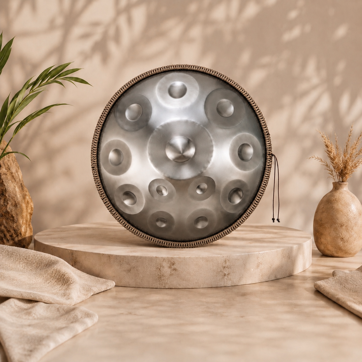 Handpan soluné Kurd-Moll 12 Töne